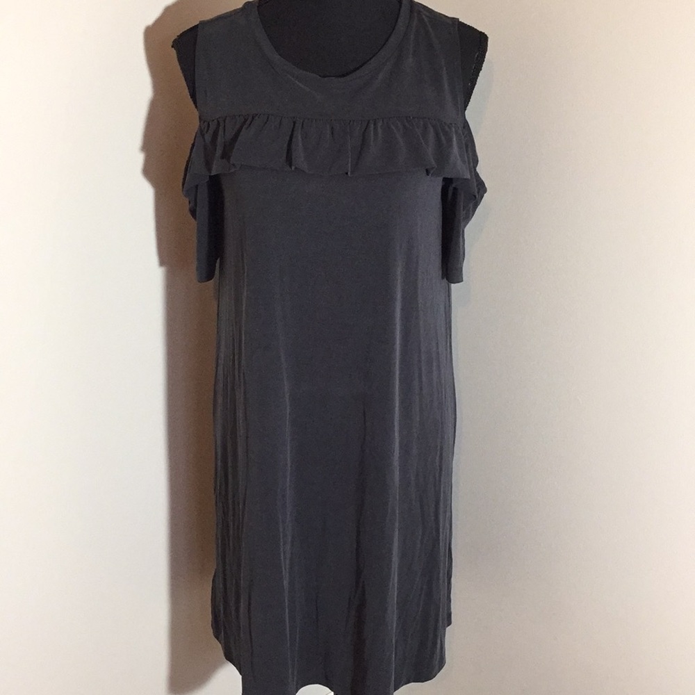 LOFT cold shoulder short sleeve dress